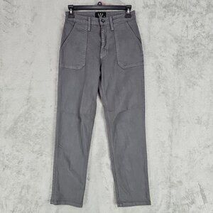 L.T.J Letter To Juliet Jeans Womens Size 24 Gray High Rise Tapered Ankle Stretch